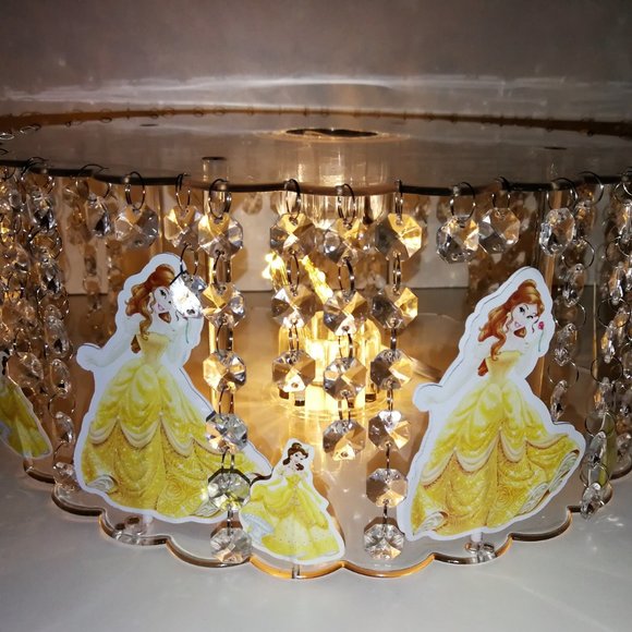 LEDAcrylic Crystal Belle Princess Inspired Disney - Picture 4 of 4